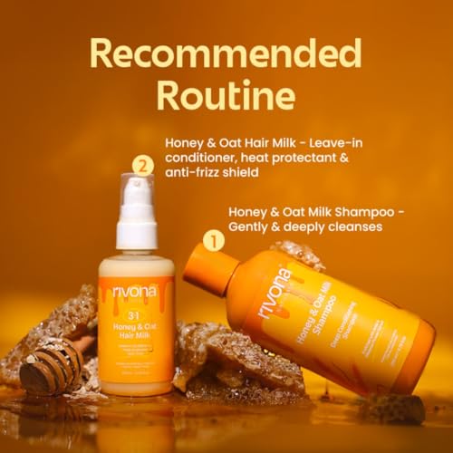RIVONA NATURALS Honey & Oat Milk 2-in-1 Moisturizing Shampoo & Conditioner