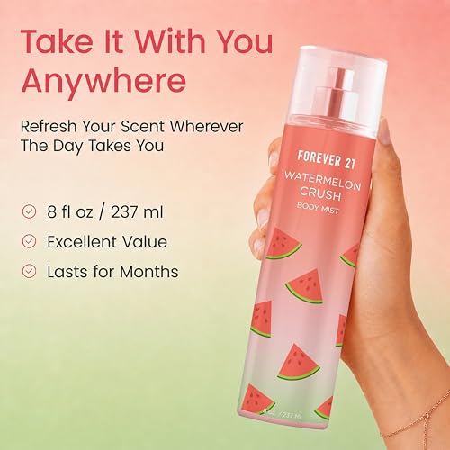 Forever 21 Watermelon Crush Body Mist - Refreshing 8 fl oz Spray