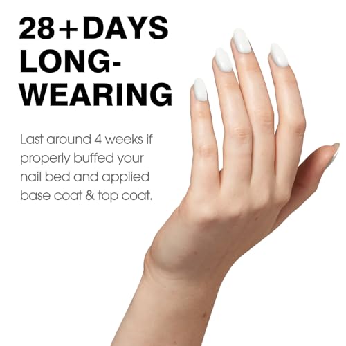 CANNI HEMA-Free 9ml Gel Nail Polish - Pure White, Long-Lasting