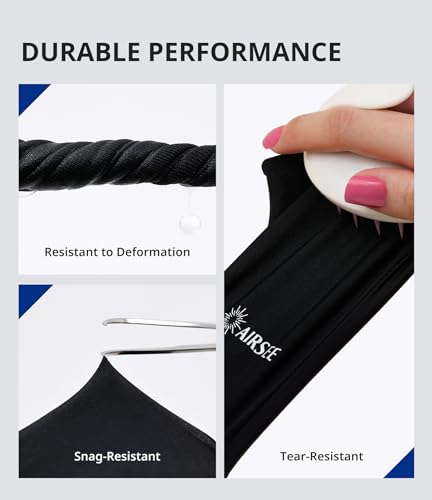 AIRSEE UPF 50+ UV Protection Gloves for Gel Manicures - Fingerless Design
