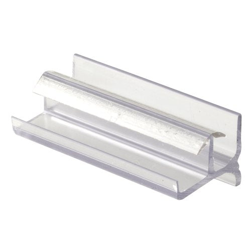 Prime-Line Tub Enclosure Bottom Guide for Shower Doors - Clear Vinyl Snap-In