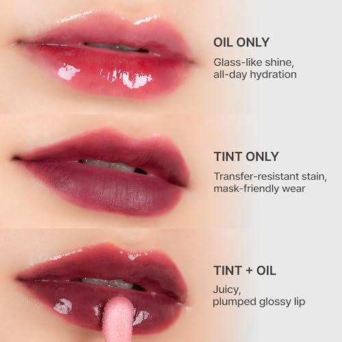 Epielle Herg Dual Lip Tint & Oil - Pinot Noir & Bubble Berry