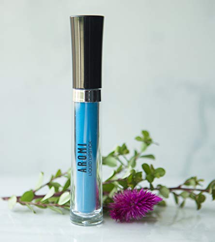 Aromi Matte Liquid Lipstick - Azure Blue Long-Lasting Waterproof Lip Color