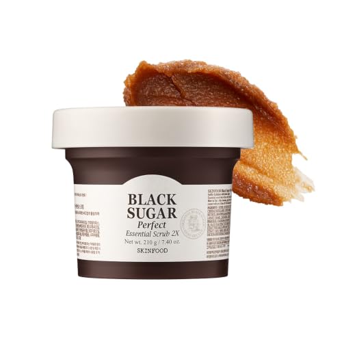 SKINFOOD Black Sugar Perfect Essential Scrub 2X - Exfoliating & Hydrating