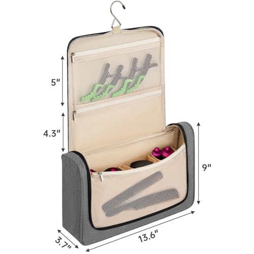 WELIDAY Travel Organizer Bag for Dyson Airwrap Styler with Hanging Hook