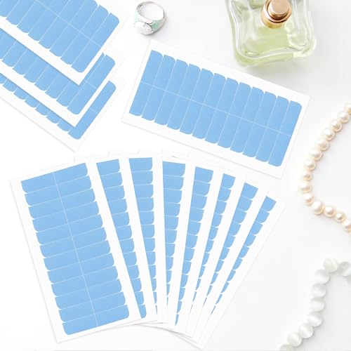Opvixi Blue Hair Extension Tape Adhesive - 432 Pcs for Seamless Fit