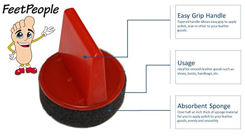 FeetPeople Foam Polish Applicators for Leather and Shoe Care