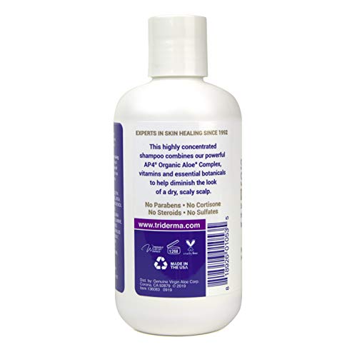TriDerma Soothing Shampoo for Dry Scalp - 8.3 oz, SLS-Free