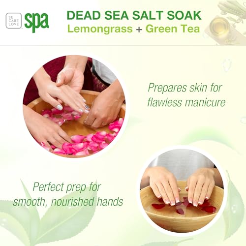 BCL SPA Dead Sea Salt Bath Soak with Organic Lemongrass & Green Tea 16oz
