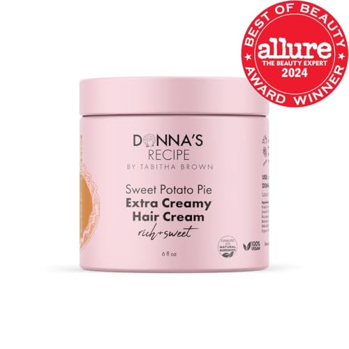Donna's Recipe Curl Cream for Natural Hair - Moisturizing & Defining, 6 oz