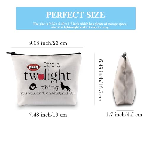 Twil Thing Bag GJTIM Inspired Zipper Makeup & Travel Bag for Vampire Fans
