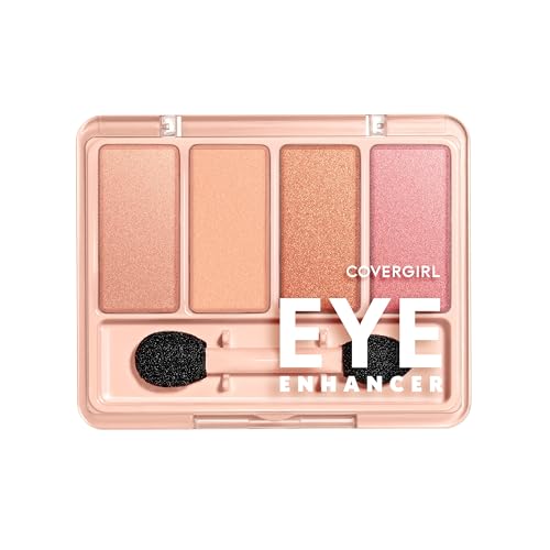 Covergirl Eye Enhancer Eyeshadow Quad - Bellini Spritz, Vegan & Talc-Free