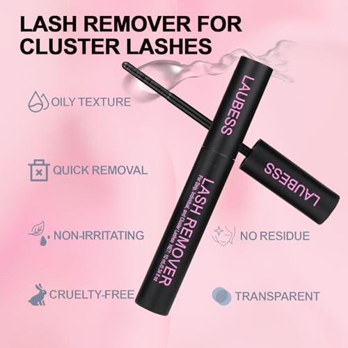 LAUBESS Lash Remover 10ml - Gentle, Fast & Safe Lash Extension & Cluster Removal