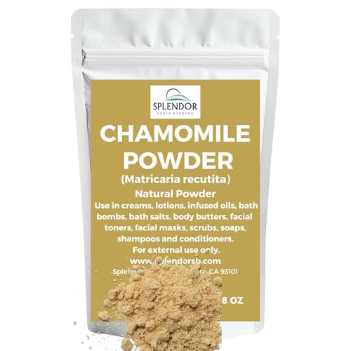 Chamomile Flower Powder 8 oz - Egyptian Fine Powder for Skin Care & Soap Making