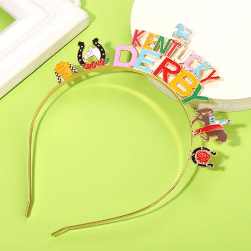Mokkia Floral Horse Tiara Headband for Women - Pattern A