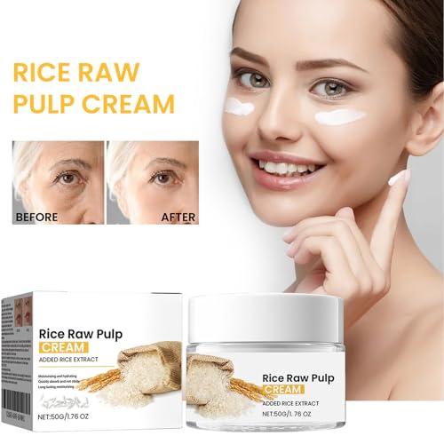 Grospe Rice Face Cream 1.76oz - Moisturizing, Pore Tightening & Anti-Aging Skin Care