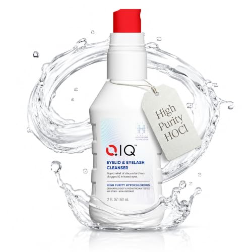 Hypochlorous Acid Eyelid & Eyelash Cleanser - Gentle Eye Wash Solution, 2oz