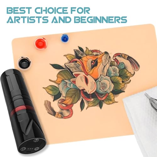 3MM Thick Tattoo Practice Skin - 10P Double-Sided Sheets, 6x8 Inch