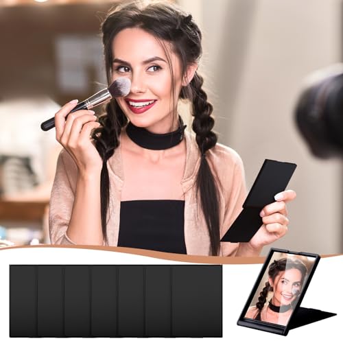 Queekay 32 Pcs Pocket Mirror Bulk Folding Compact Mini for Women