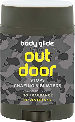 Body Glide For Her Anti Chafe Balm 0.8oz & Outdoor Anti Friction Stick 1.5oz Set