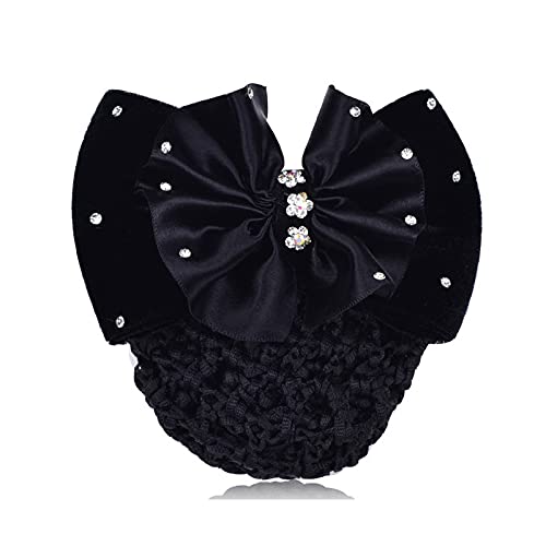 Women Hair Clips with Bows - Set of 4 Elegant Hair Accessories for Formal & Casual Styles