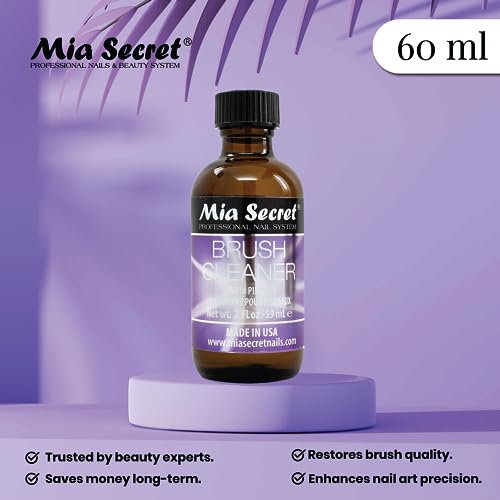 Mia Secret Brush Cleaner - Professional 60ml Cosmetic Brush Solution