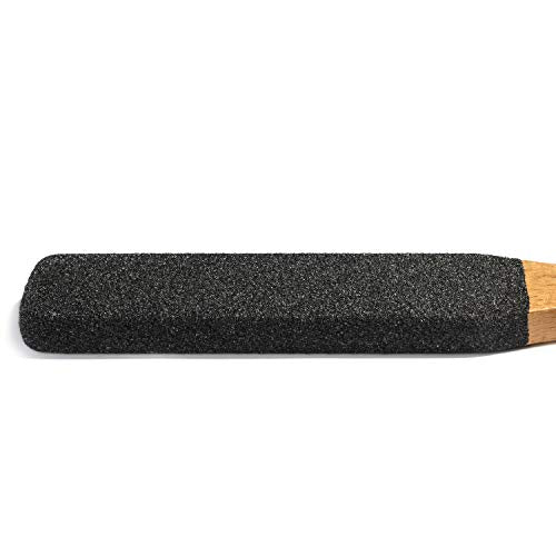 GranNaturals Wooden Foot File for Callus & Dead Skin Removal - Pedicure Rasp & Exfoliator