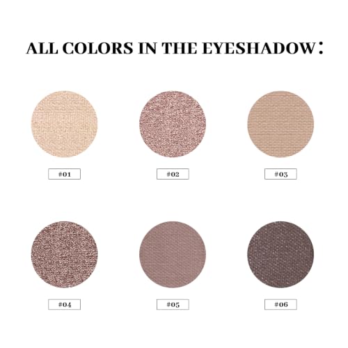 MYSTER ROSEY Mauve Taupe Mini Eyeshadow Palette - Vegan & Long-Lasting