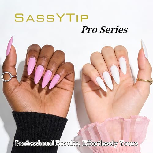 SASSYTIP HEMA-Free Builder Hard Gel - 30g Milky White Nail Extension Gel