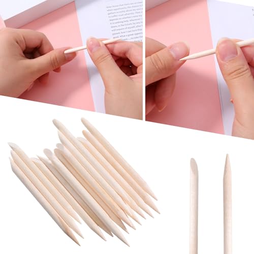 20PCS Mini Nail Files & Cuticle Pushers for Manicure & Pedicure