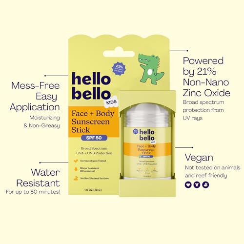 Hello Bello Kids Sunscreen Stick SPF 50 - Broad Spectrum Protection