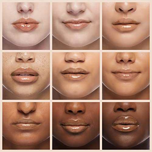 Rimmel Stay Plumped Lip Gloss 800 Diamond Pop - 1 Count, High-Shine Volumizing Lip Makeup