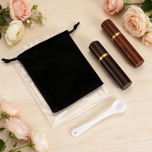 Dletay Mini Urn for Human Ashes - Handcrafted Ebony & Rosewood Keepsake Storage