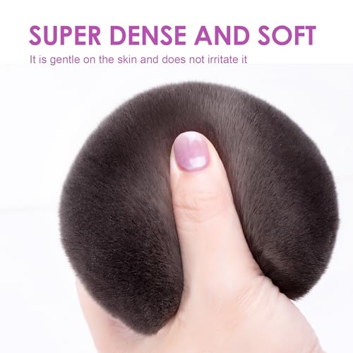 BABYSHEEP Purple Large Body Kabuki Brush & Self Tanner Makeup Applicator