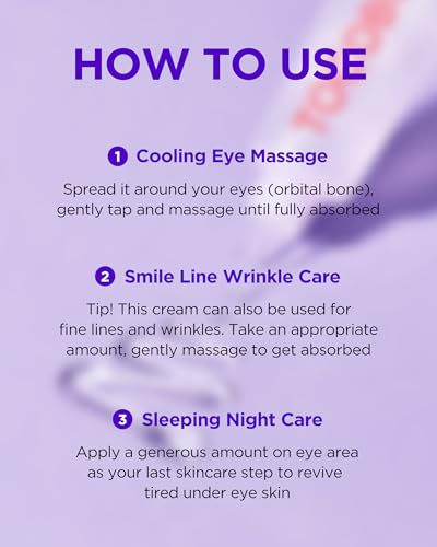 Collagen Brightening Eye Gel Cream - Vegan Under Eye Treatment for Dark Circles & Puffiness - 1oz