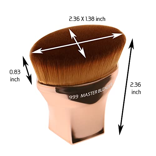 Bdellium Tools Studio Series 999 Makeup Foundation Brush - Soft Synthetic Fibers