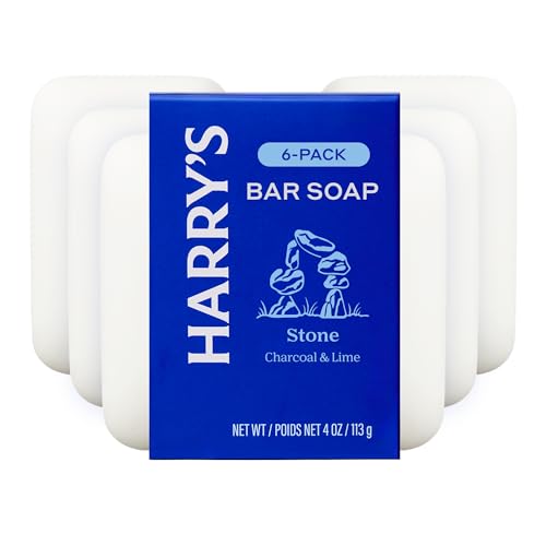 Harry's Stone Scent Bar Soap for Men - 4 oz (Pack of 6)