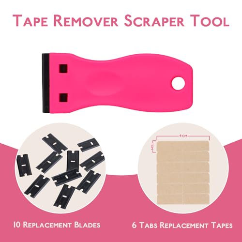 WENNALIFE Tape-in Extension Adhesive Remover Kit with Scraper & Blades