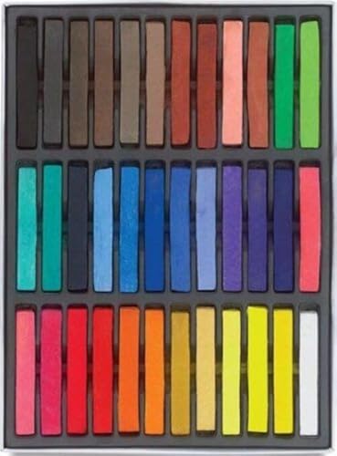 36 Non-Toxic Temporary Hair Chalk Kit for Colorful Hair