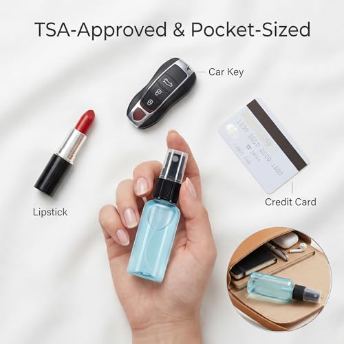 1 oz Travel Spray Bottles - 2 Pack Mini Fine Mist Sprayers