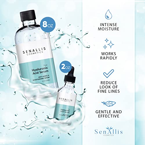 Hyaluronic Acid Serum 10 fl oz - Ultra-Hydrating Anti-Aging Moisturizer