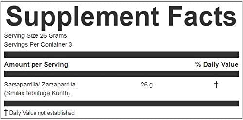Hanan Zarzaparrilla Herbal Tea - 100% Natural Sarsaparilla Root, 2.82oz