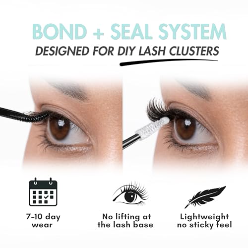 Gazelle 2-in-1 Lash Bond and Seal for Cluster Lashes - 7-10 Day Hold