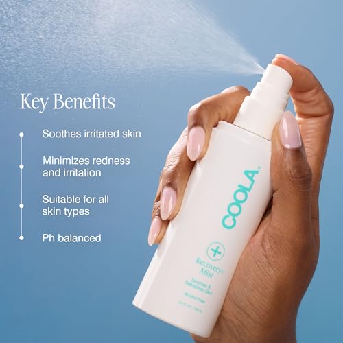 COOLA Recovery+ Hypochlorous Acid Mist, Soothing Spray for Face and Body, 3.4oz
