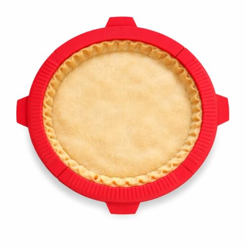 Mrs. Anderson's Baking Adjustable Pie Crust Shield - Silicone for 9-10 Inch Pies