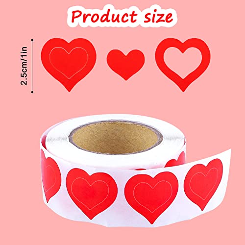 SAVITA 500 Heart Shaped Tanning Stickers - Self-Adhesive, 1 Inch