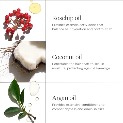 Briogeo Farewell Frizz Leave-In Conditioning Spray - Lightweight Frizz Control with Rosehip, Argan & Coconut Oils
