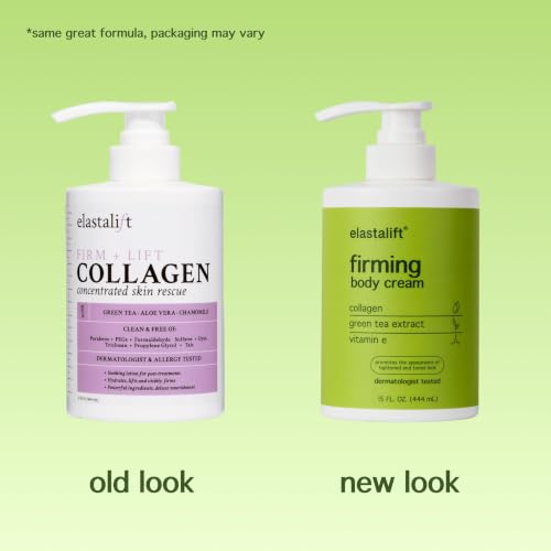 Elastalift Collagen Firming Cream - Fragrance-Free Face & Body Moisturizer
