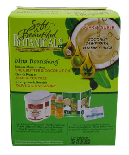 Soft & Beautiful Botanicals Texturizer Kit for Coarse Hair