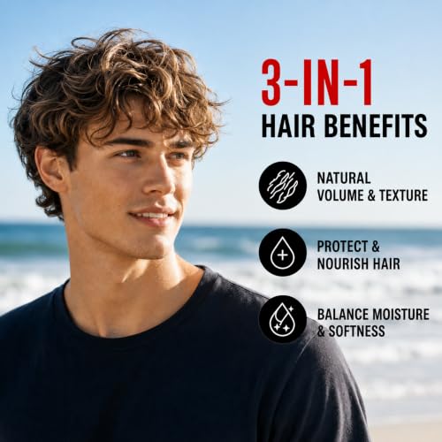 Sea Salt Spray for Men - Beach Wave Texture & Volumizer for Thicker Hair